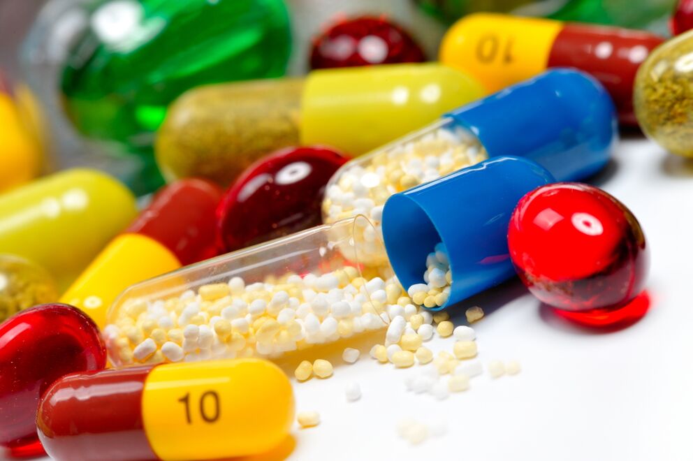 Capsules against parasites in the body