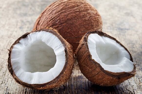 Coconut used to treat helminthiasis