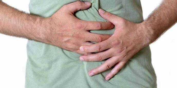Abdominal pain can be symptoms of helminthiasis