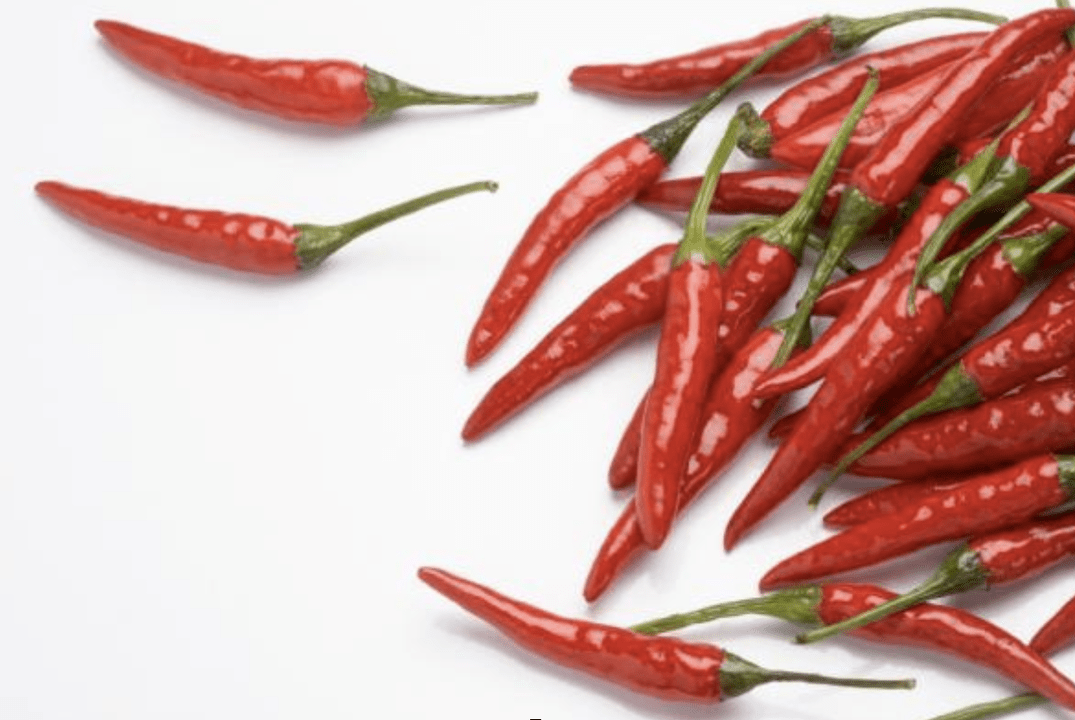 Chilli from parasites in the body